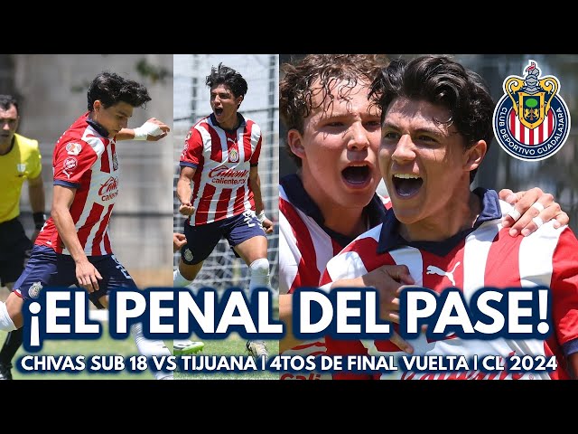 ¡GOL Y SEMIFINAL! ¡El penal que dio la clasificación a Chivas Sub 18! | Clausura 2024