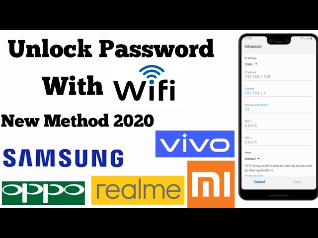 Password Lock Remove Any Android Mobile With WIFI Network | How to unlock password on Android Mobile