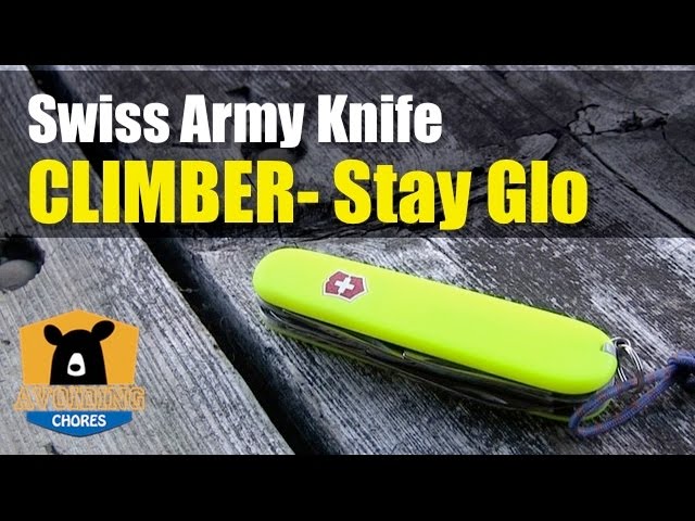 Review of The Victoriox Swiss Army Knife Climber With StayGlow Scales