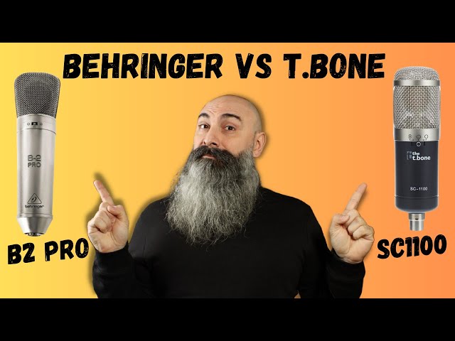 Behringer B2 PRO VS T.Bone SC1100: test audio e review