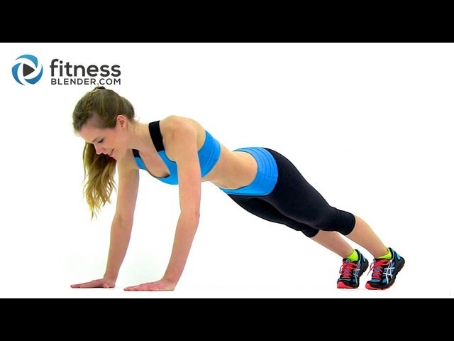 Cardio, Abs & Butt Workout - Fitness Blender's Red Light Green Light Workout