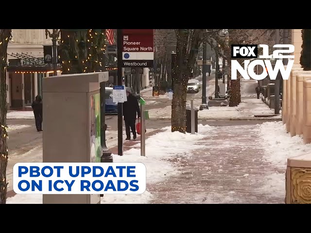 LIVE: PBOT gives update on road conditions, ice in Portland