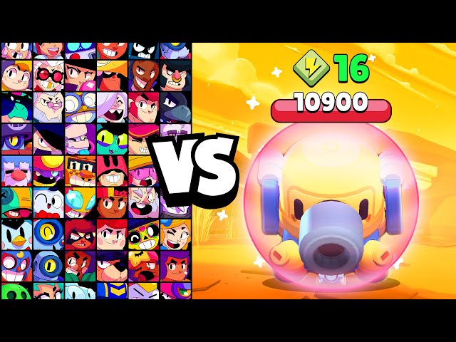 JESSIE TURRET 2 vs ALL BRAWLERS! WHO WILL SURVIVE IN THE SMALL ARENA? | With SUPER, STAR, GADGET!