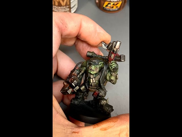 Painting Ork Skin - A Super Easy Way #shorts