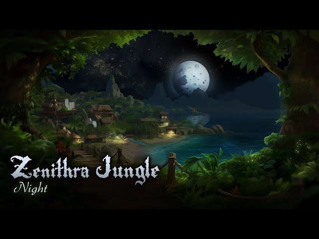 Night Ambience Sounds of Zenithra Jungle | Ambience & Sounds | Night