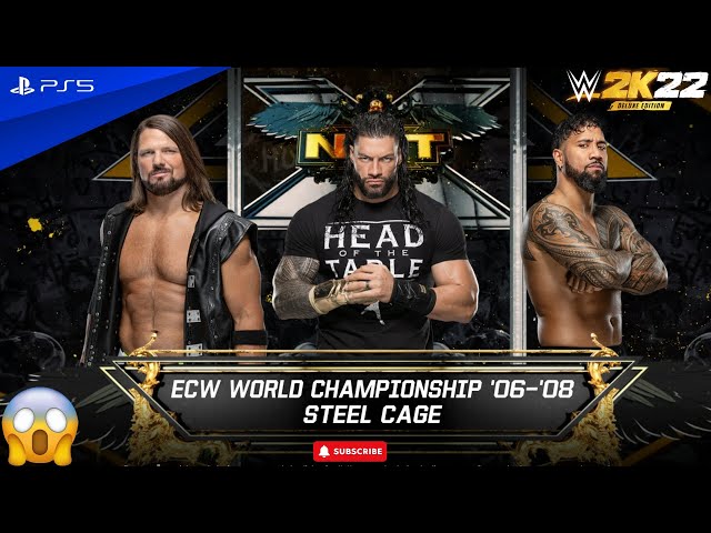 STEEL CAGE - ECW CHAMPIONSHIP - WWE 2K22