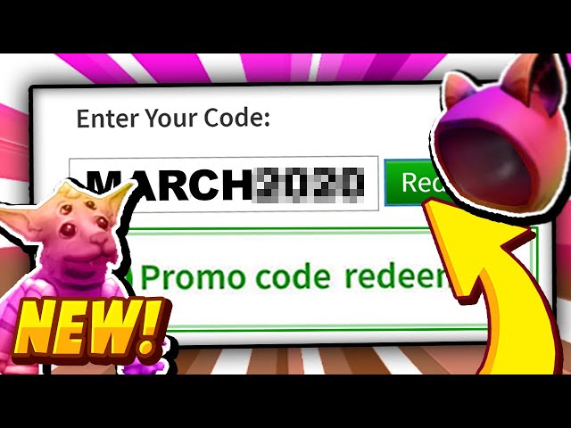 MARCH ROBLOX PROMO CODES (10 NEW CODES) 2020 All Working Roblox Promo Codes March 2020
