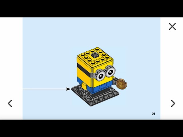 LEGO Minions The Rise of Gru - Gru, Stuart and Otto BrickHeadz 40420 Building Instruction