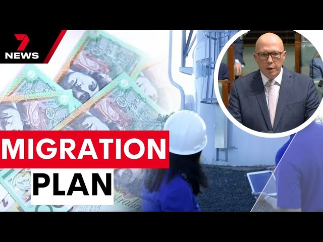 Opposition leader’s migration promise labelled racist by political opponents | 7 News Australia