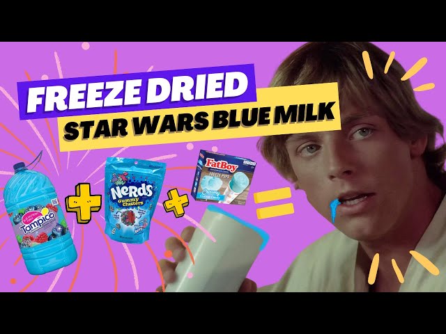 DIY Star Wars Blue Milk ASMR | Crafting Galactic Nerd Clusters & Cotton Candy Ice Cream Mix