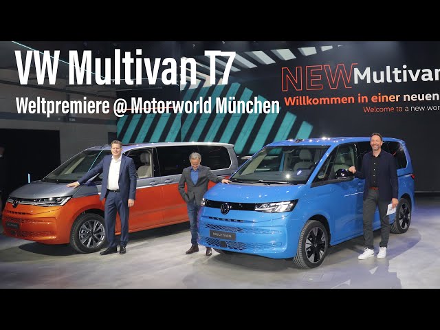 VW Multivan T7 Weltpremiere: Vorstellung und Interviews @ Motorworld München