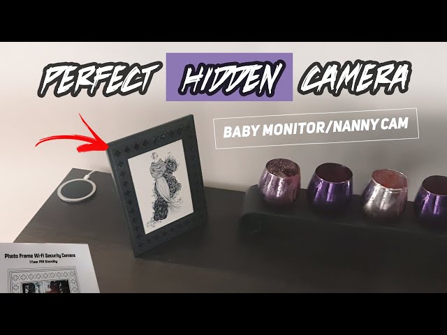 PERFECT SPY CAMERA - WiFi Photo Frame Hidden Spy Cam for Home / Office Security