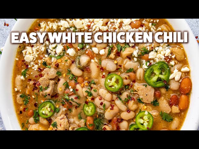 Make The ULTIMATE White Chicken Chili That Everyone Will Love!