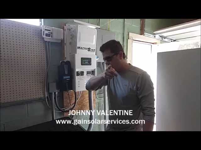 Gain Solar Small backup power system commercial