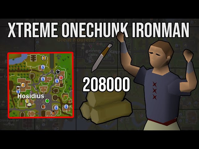 The 700 Hour Hosidius Chunk - Xtreme Onechunk Ironman (#19)