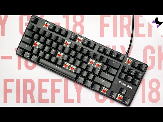 Cosmicbyte Firefly GK-18 Review Vs. GK-16 | Outemu Red Switch TKL Keyboard India | Hindi