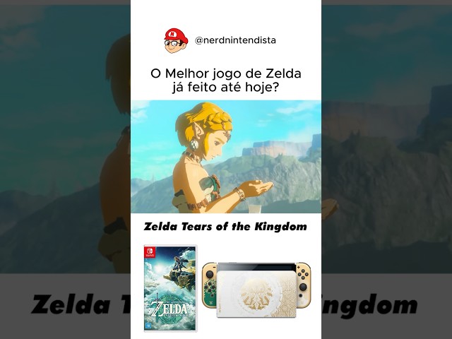 Tears of The Kingdom é o Melhor Zelda já Feito? #Nintendo #totk #zelda