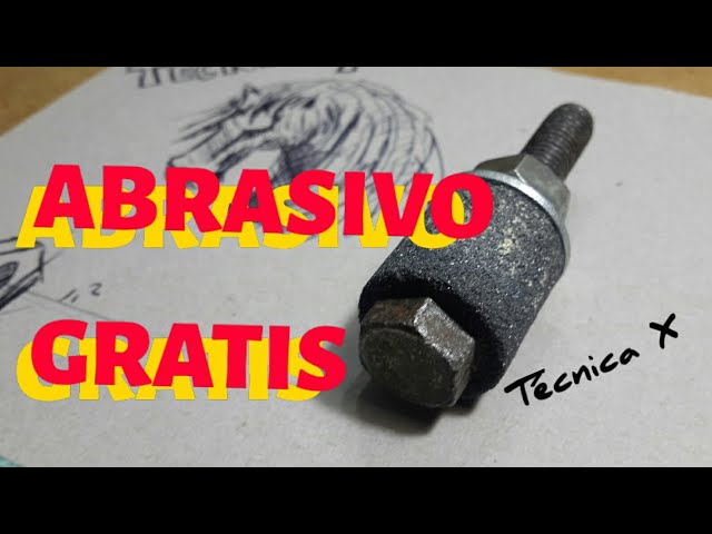 HERRAMIENTA CASERA PARA TALADRO ELECTRICO  - IDEAS WITH ABRASIVE STONE 🔴 TÉCNICA X
