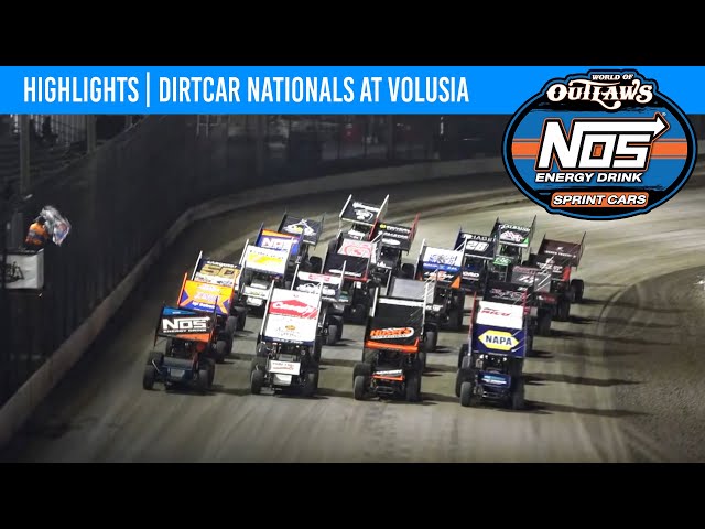 World of Outlaws NOS Energy Drink Sprint Cars | Volusia Speedway Park | Feb. 7, 2024 | HIGHLIGHTS