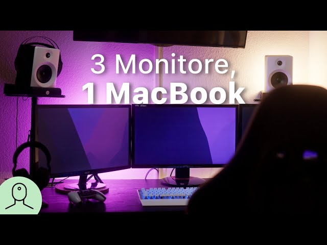 Wie du 3 MONITORE an dein MacBook anschließst | BenQ beCreatus DP1310