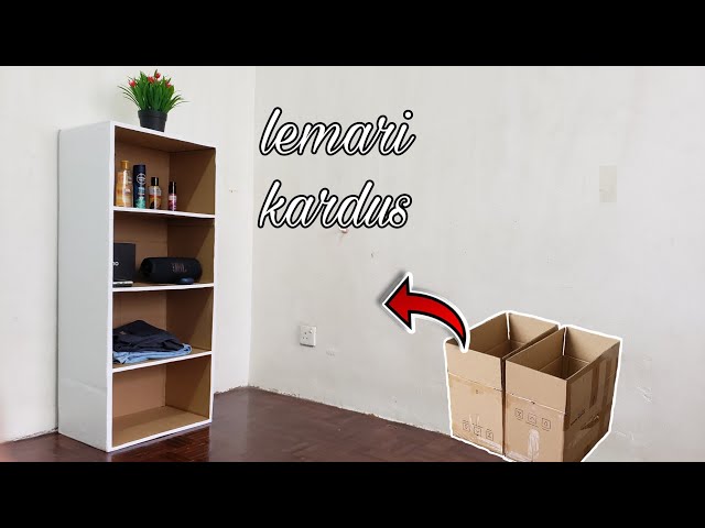 tutorial on how to make a wardrobe out of cardboard-DIY make a wardrobe