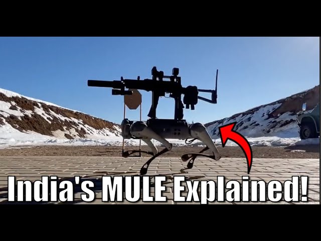 🇮🇳 India's SECRET WEAPON Revealed! Meet the MULE  | Multi-Utility Legged Equipment Explained!