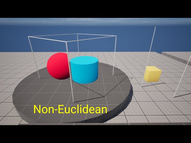 Non Euclidean Maze Template for Unreal Engine