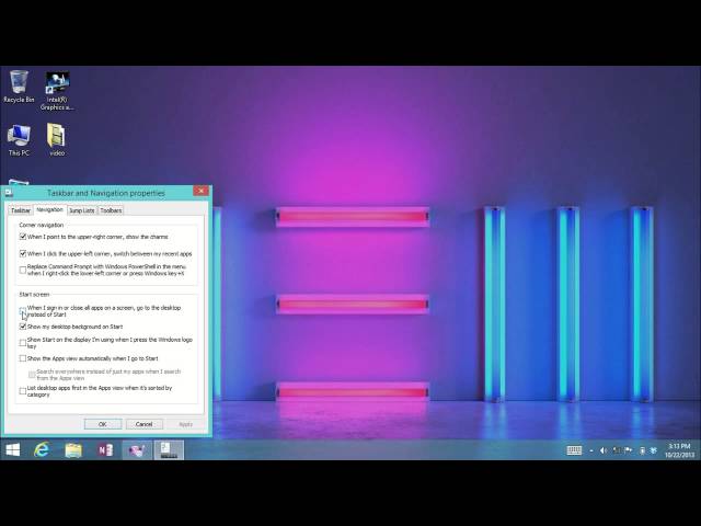 How to Boot to Desktop in Windows 8.1