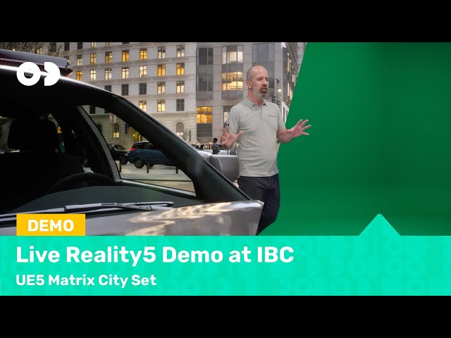 Reality5 Live Demo with Matrix City Virtual Set- #UE5 #virtualproduction