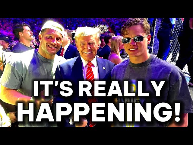 UFC 299 Fans LOVE Donald Trump And NFL Players Do Too!