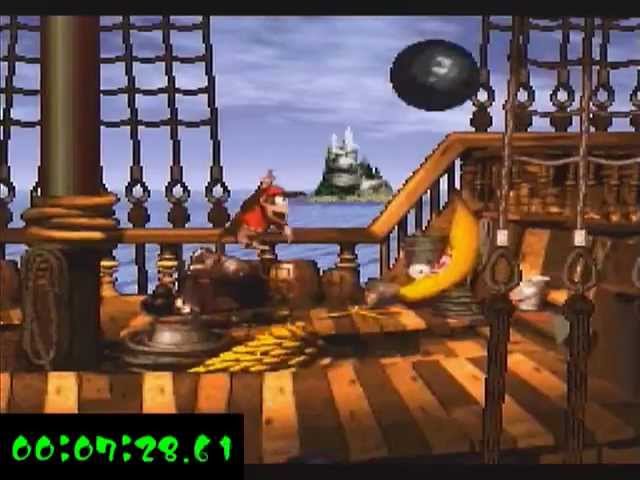 Donkey Kong Country 7% Run in 8:38 (World Record)