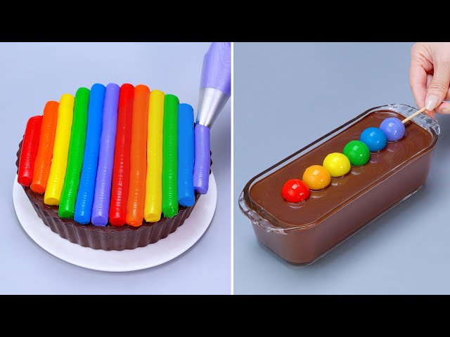 DIY Rainbow Chocolate Cake Decorating Ideas | Most Beautiful Cake Ideas For You