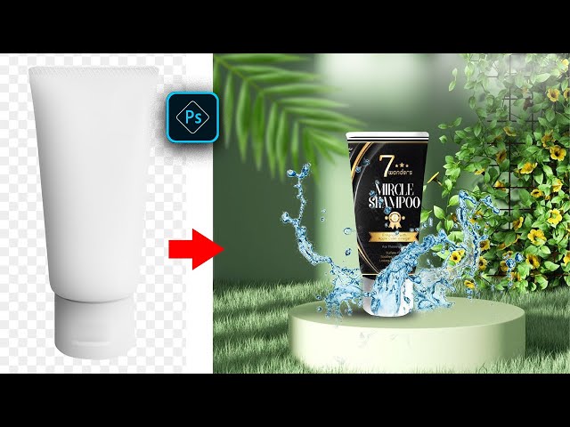 Product Manipulation in Photoshop. TOP NOTICE Product Advertising Design. Photoshop tutorial.