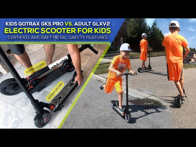 GOTRAX GKS Electric Scooter for Kids Review - 7.5mph 4 mi Range - Voted Amazon Best Scooter for Kids