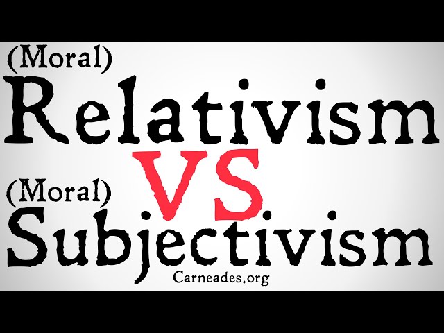 Moral Relativism vs Moral Subjectivism (Meta-Ethics)