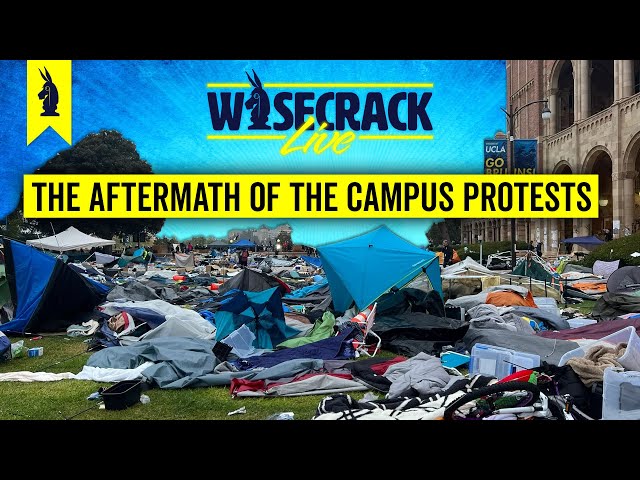 Will College Ever Be The Same? WISECRACK LIVE  - 5/8/24 - #culture #news #philosophy