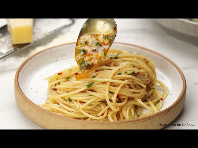 Super Simple Spaghetti Alio Olio Recipe