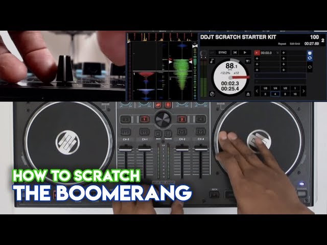 How To Scratch Using DJ Controllers: The Boomerang With DJ Angelo