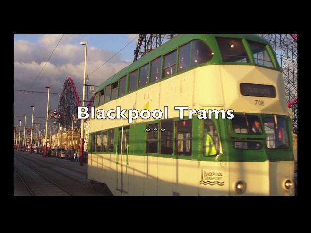 Blackpool Trams - old and new