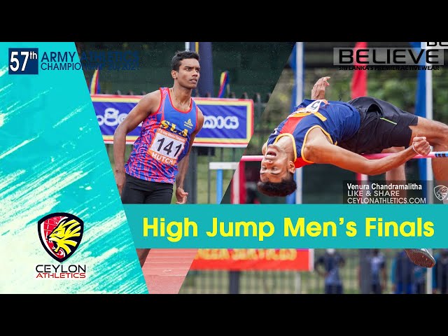 High Jump Mens Finals   Army Athletics Championship 2021