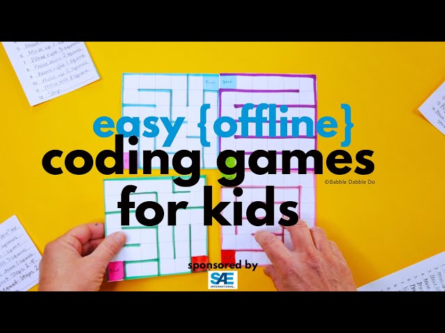 Easy {and offline} Coding Games for Kids
