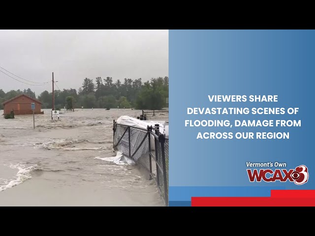 Viewers share devastating scenes of flooding, damage across our region