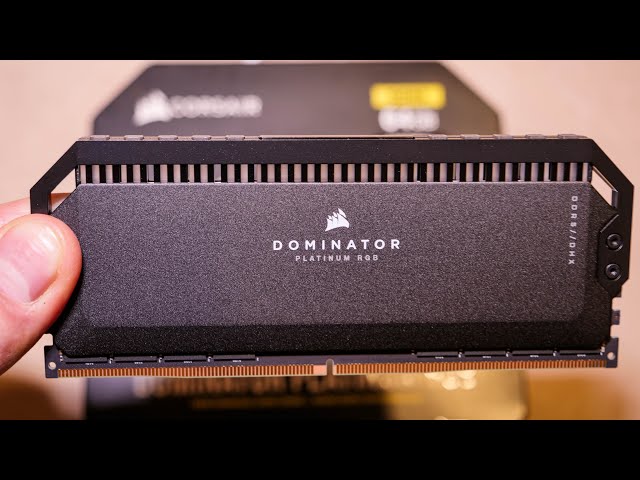 CORSAIR Dominator Platinum RGB DDR5 RAM 64GB unboxing