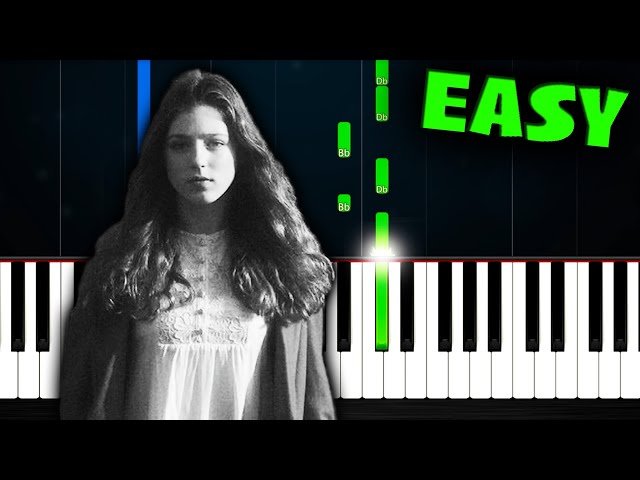 Birdy - People Help The People - EASY Piano Tutorial