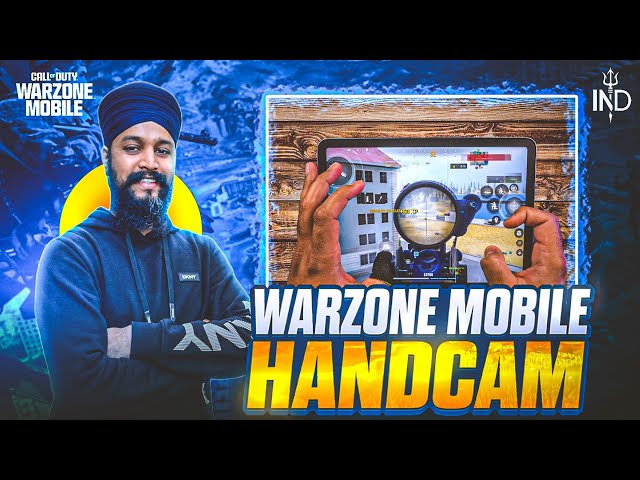(4K 60fps) BEST Warzone Mobile Handcam Gameplay🏆 iPad Air M1 #warzonemobile #warzonemobilehandcam