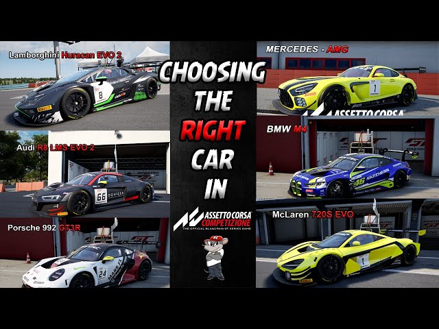 Which car is right for you in Assetto Corsa Competizone?