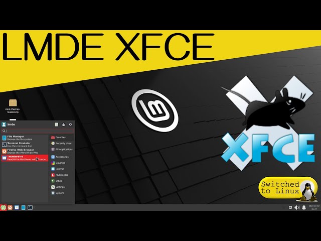 Installing and Theming XFCE on LMDE | Linux Mint Debian Edition with XFCE