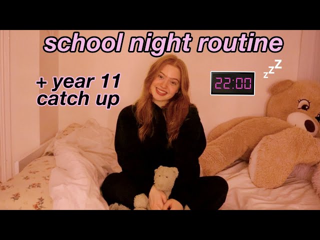 My After School Night Time Routine + Year 11 so far…| Ruby Rose UK