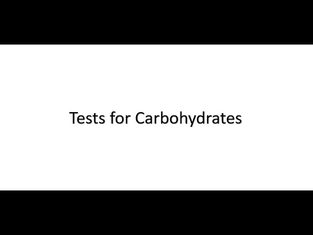 Qualitative tests for carbohydrates (Discussion)