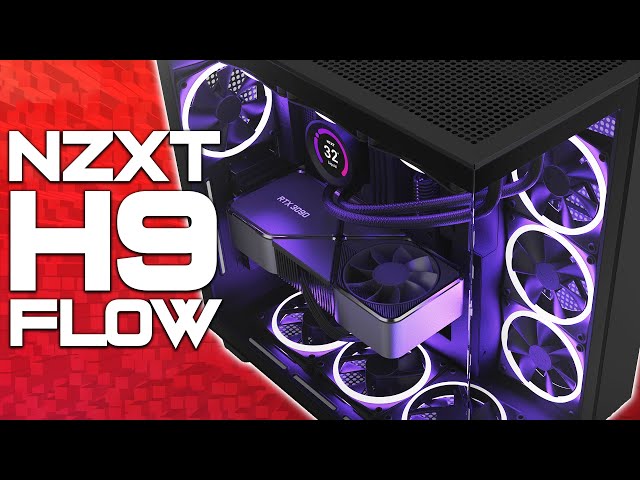 The 011 Killer? - NZXT H9 Flow PC Case - Unboxing & Overview! [4K]